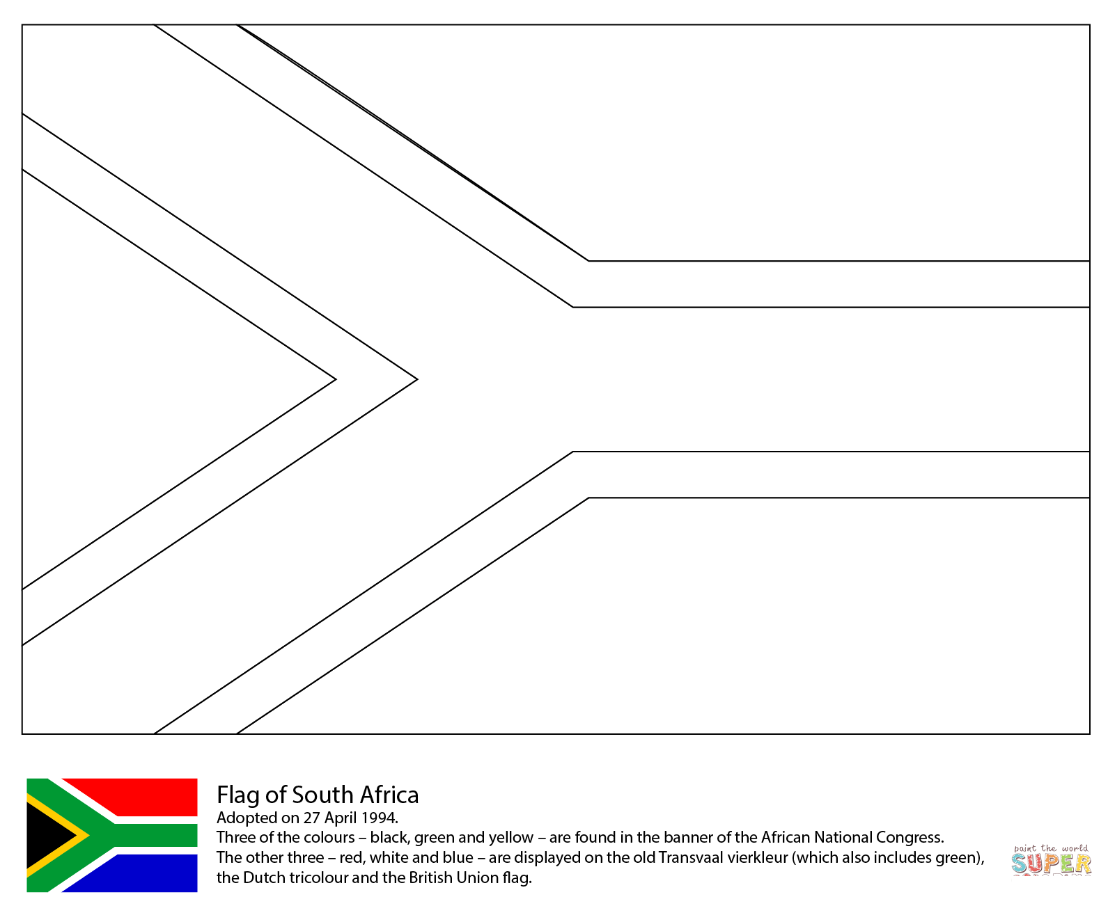 Flagg av Sør-Afrika