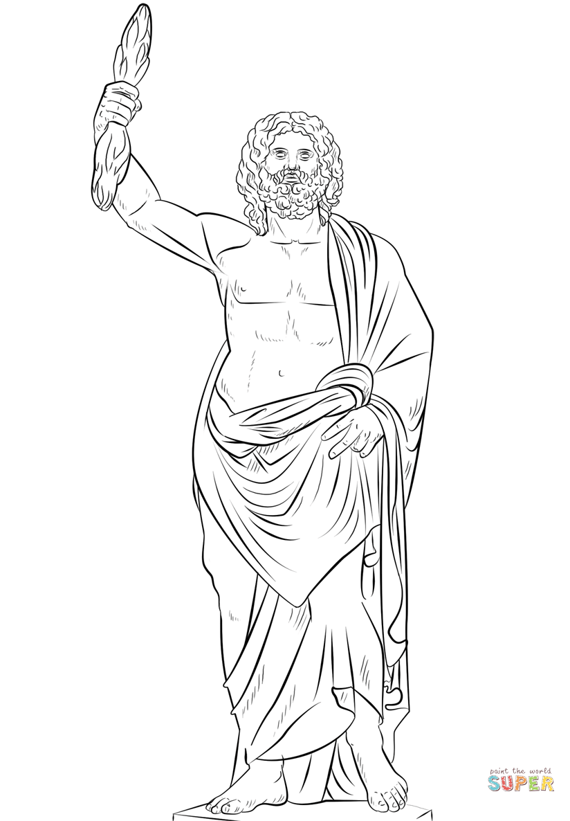 Zeus græsk gud
