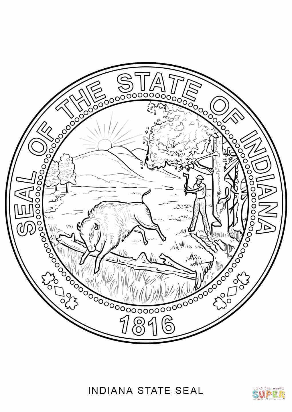 Печатка штату Індіана
