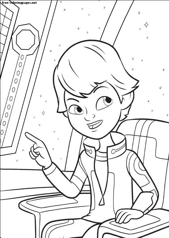 Miles fra Tomorrowland coloring page