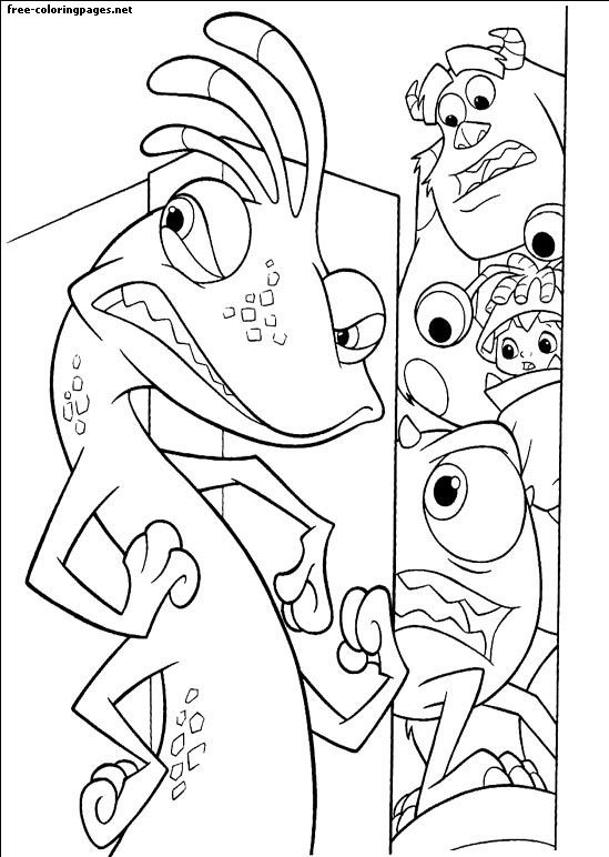 Monsters Inc. coloriage