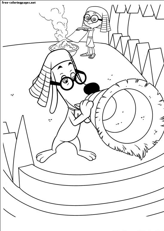 Dibujo de Mr. Peabody y Sherman para colorear