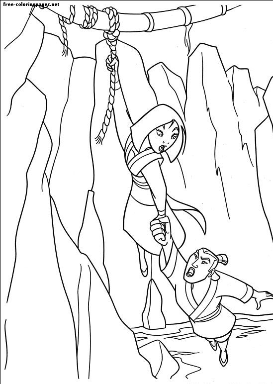 Розмальовка Mulan