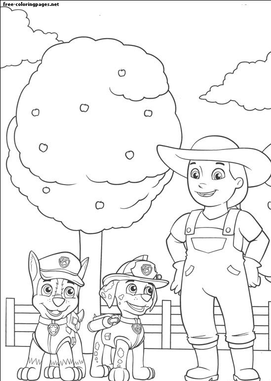Paw Patrol coloring page