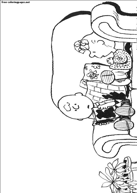 Розмальовка сторінок Snoopy