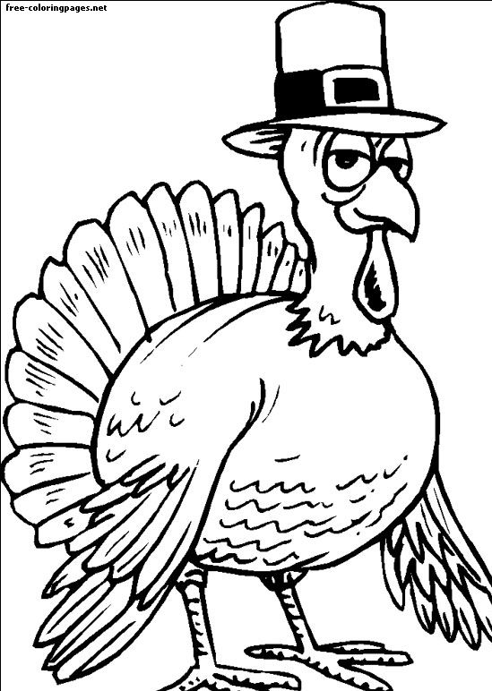 Thanksgiving coloring side