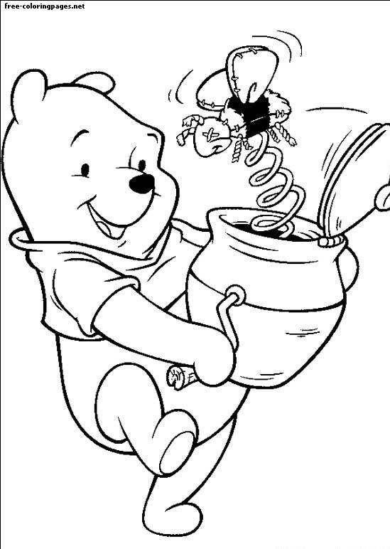 Winnie the Pooh fargeleggingsside