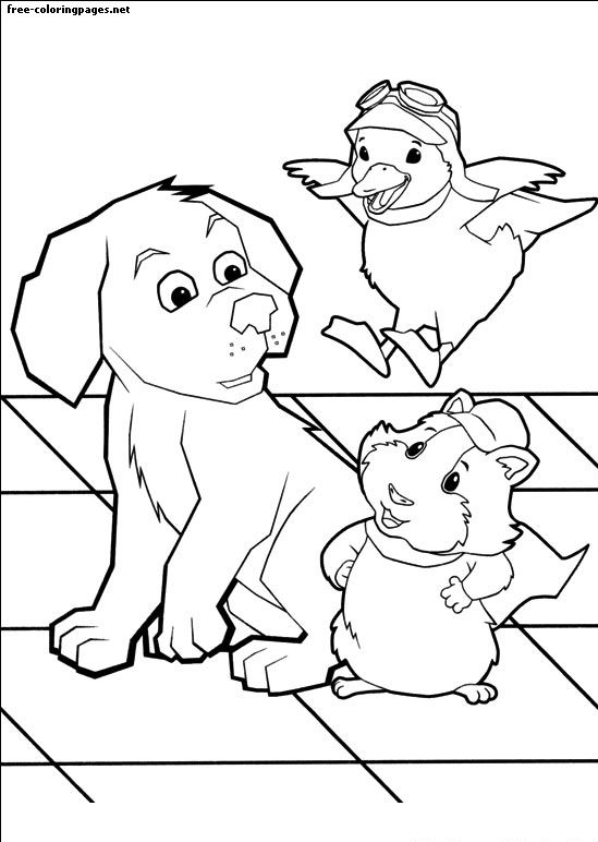 Página para colorear de Wonder Pets